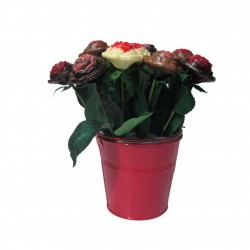 Bouquets de 15 Roses en Chocolat